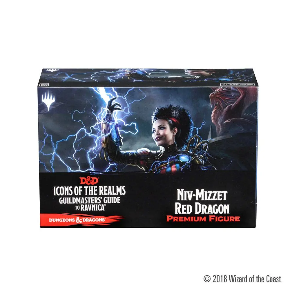 D&amp;D Icons of the Realms: Guildmasters' Guide to Ravnica Niv-Mizzet Red Dragon Premium figura termékfotó