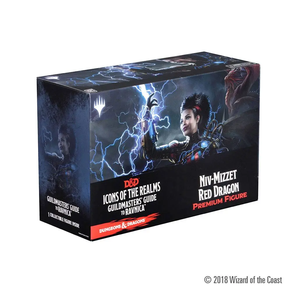 D&amp;D Icons of the Realms: Guildmasters' Guide to Ravnica Niv-Mizzet Red Dragon Premium figura termékfotó