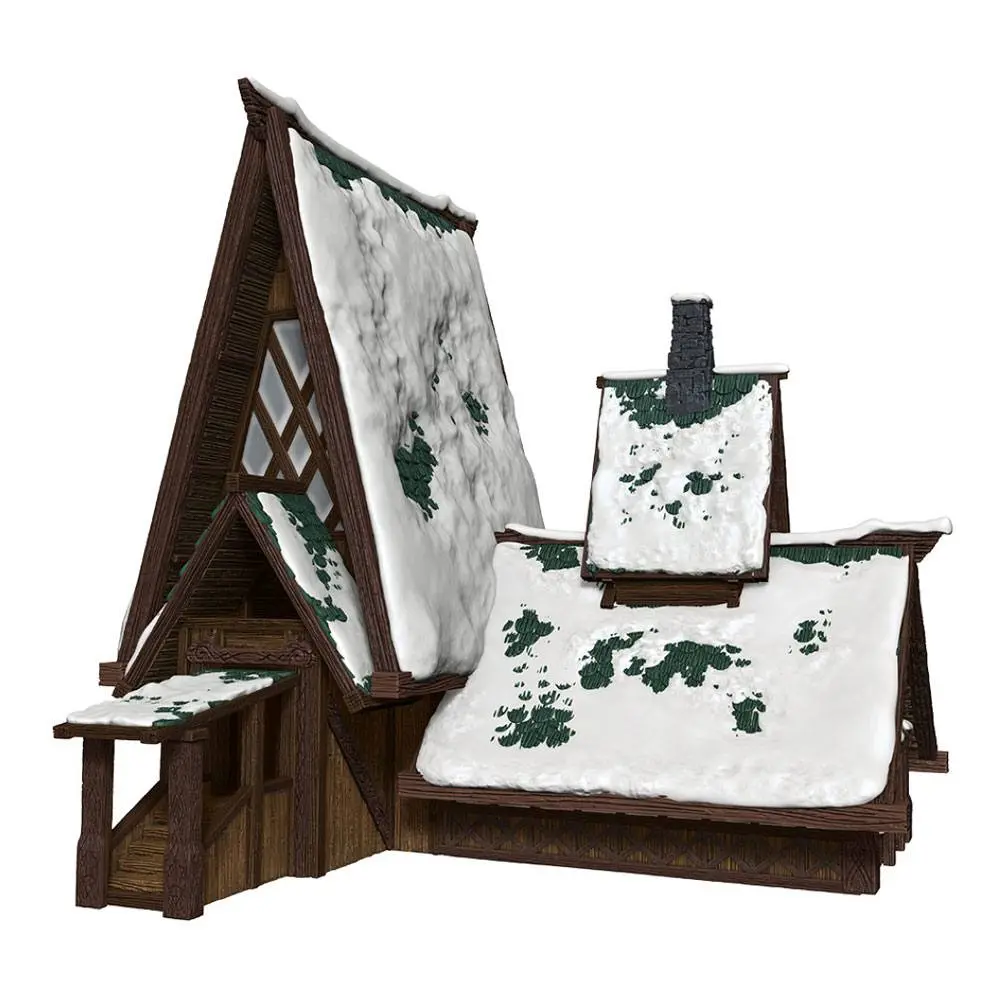 D&D Icons of the Realms Icewind Dale: Rime of the Frostmaiden Papercraft Set The Lodge termékfotó