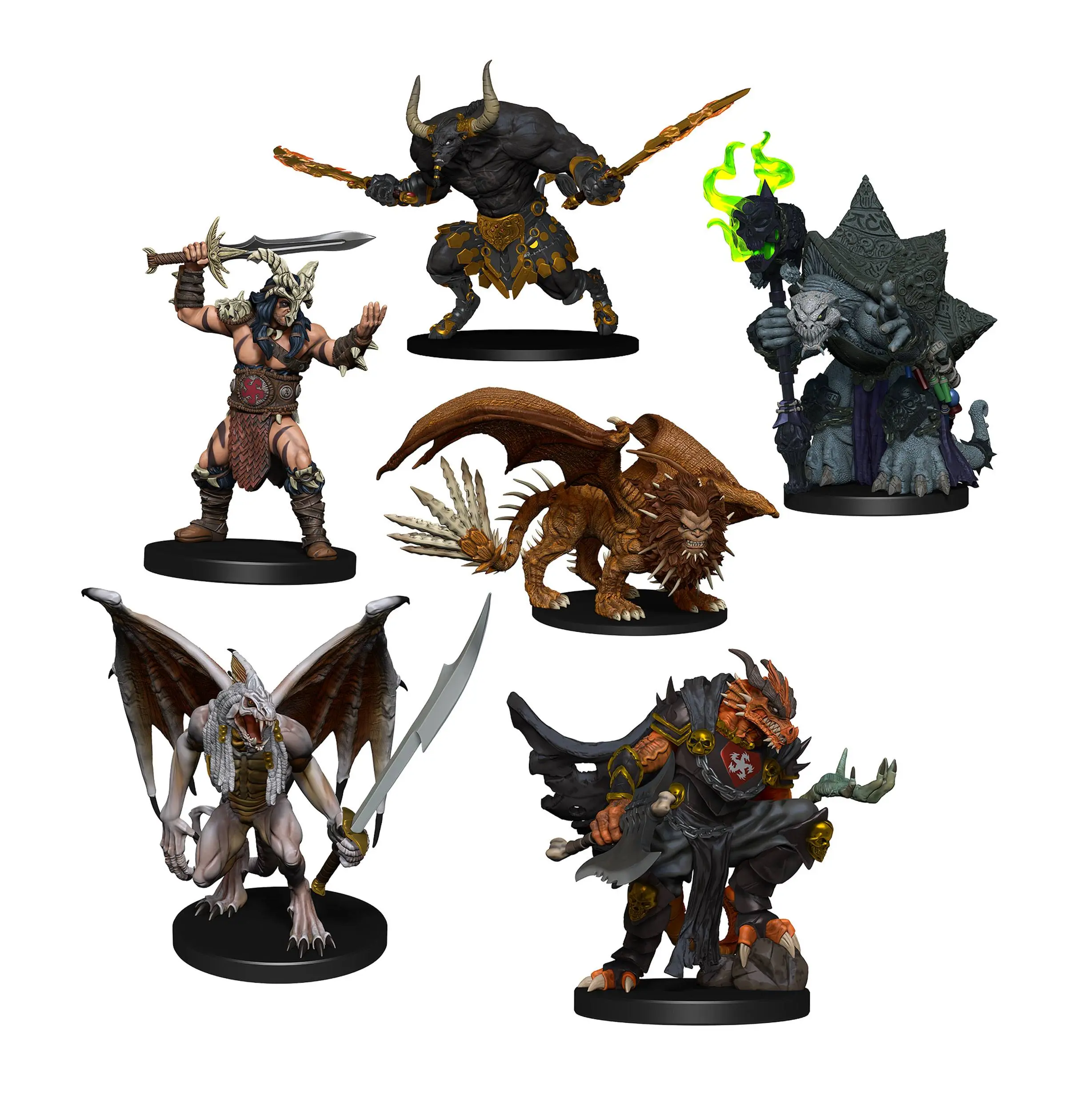 D&D Icons of the Realms Miniatures Descent into Avernus: Arkhan the Cruel and The Dark Order termékfotó