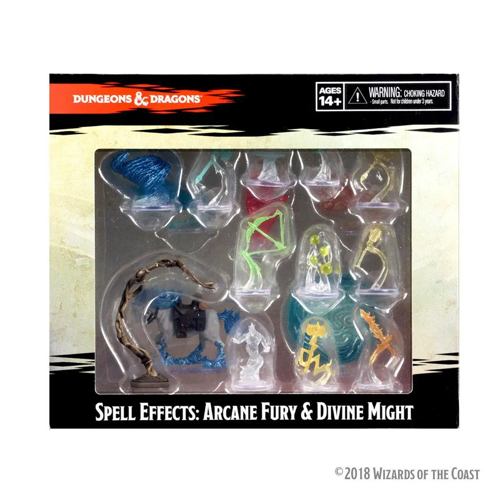 D&amp;D Icons of the Realms Miniatures Spell Effects: Arcane Fury &amp; Divine Might termékfotó