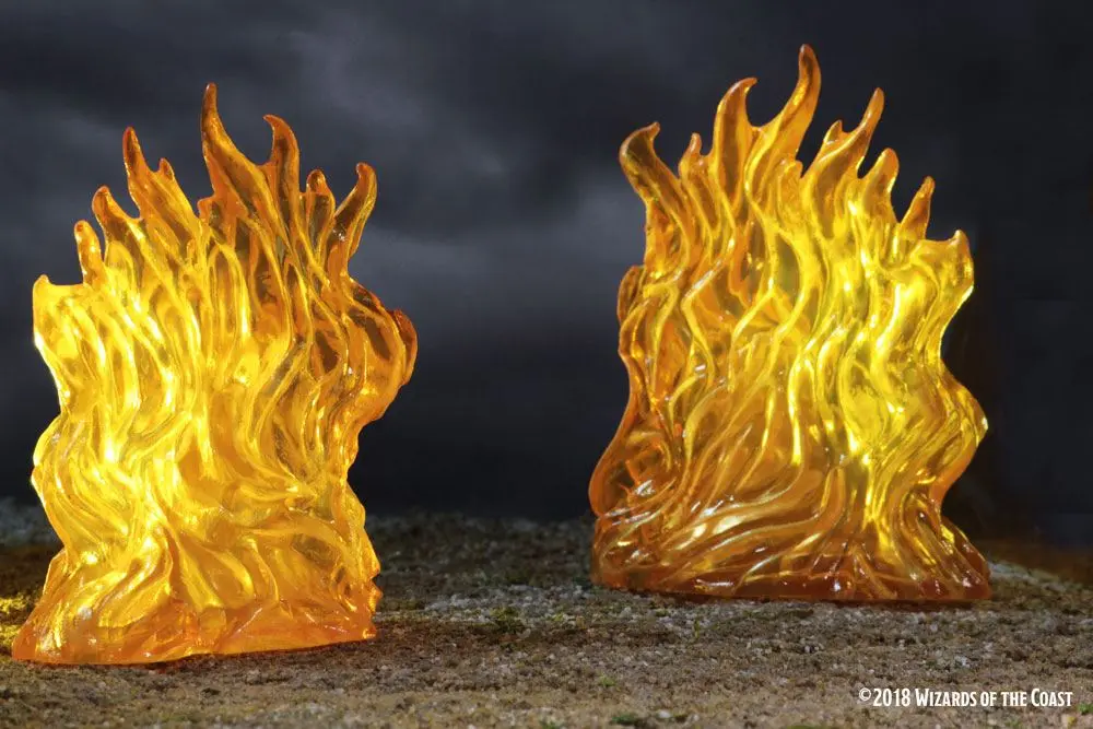 D&amp;D Icons of the Realms Miniatures Spell Effects: Wall of Fire &amp; Wall of Ice termékfotó