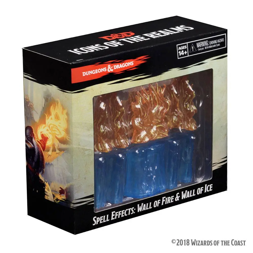 D&amp;D Icons of the Realms Miniatures Spell Effects: Wall of Fire &amp; Wall of Ice termékfotó