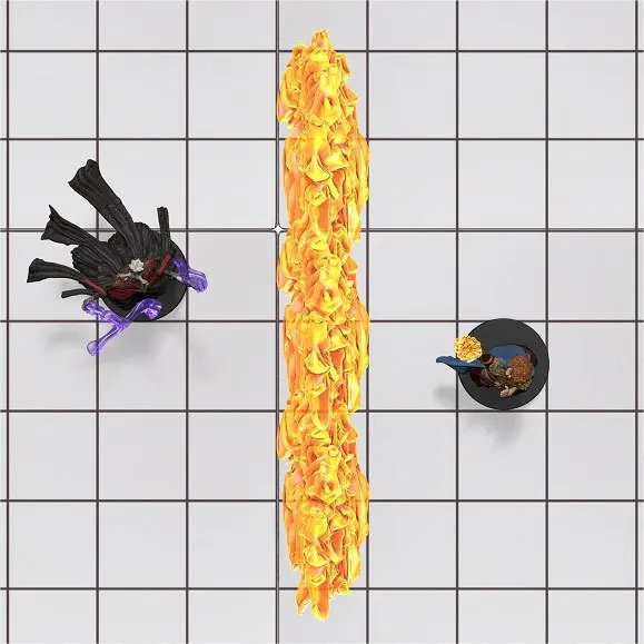 D&amp;D Icons of the Realms Miniatures Spell Effects: Wall of Fire &amp; Wall of Ice termékfotó