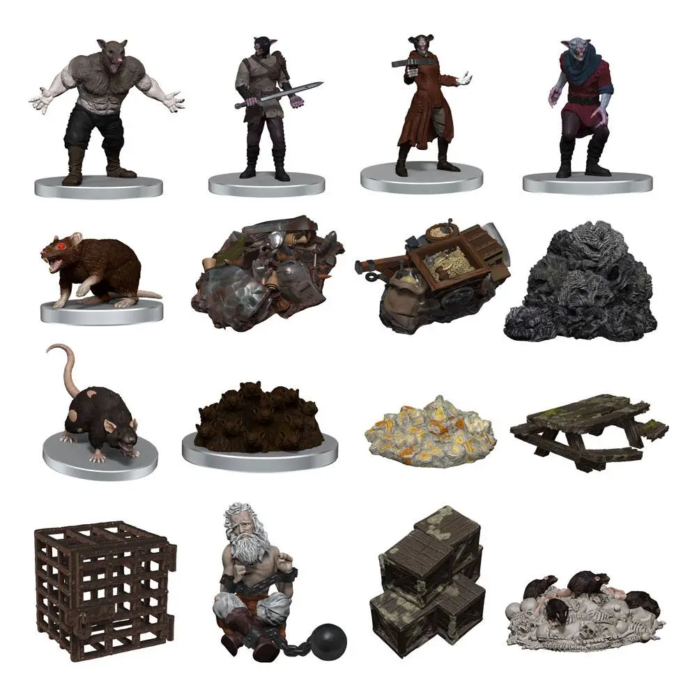 D&D Icons of the Realms pre-painted Miniatures Adventure in a Box - Wererat Den termékfotó