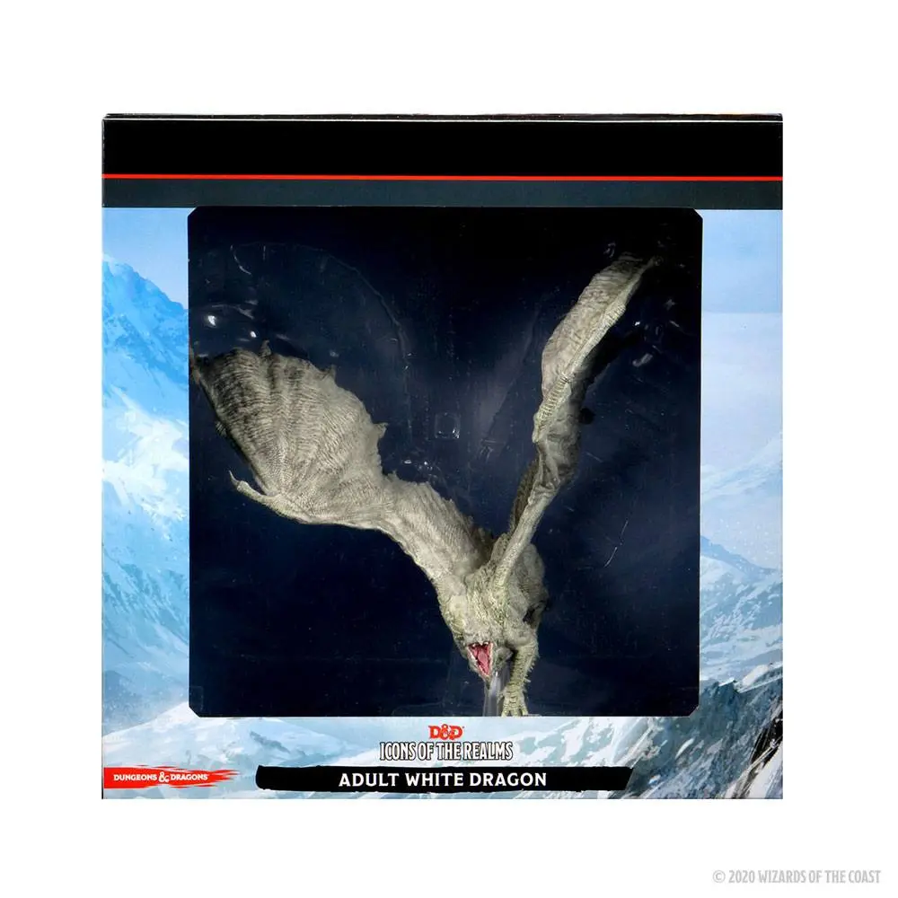 D&amp;D Icons of the Realms prémium Miniature pre-painted felnőtt White Dragon termékfotó