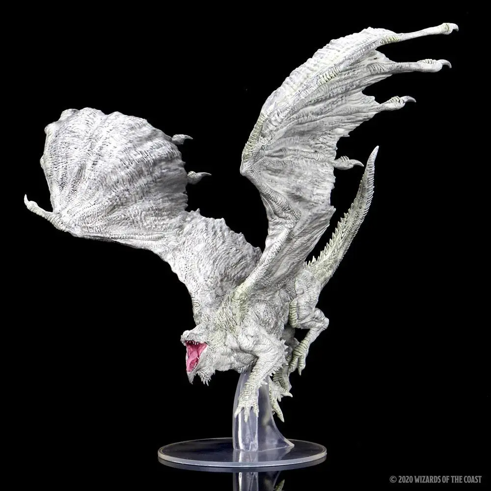 D&amp;D Icons of the Realms prémium Miniature pre-painted felnőtt White Dragon termékfotó