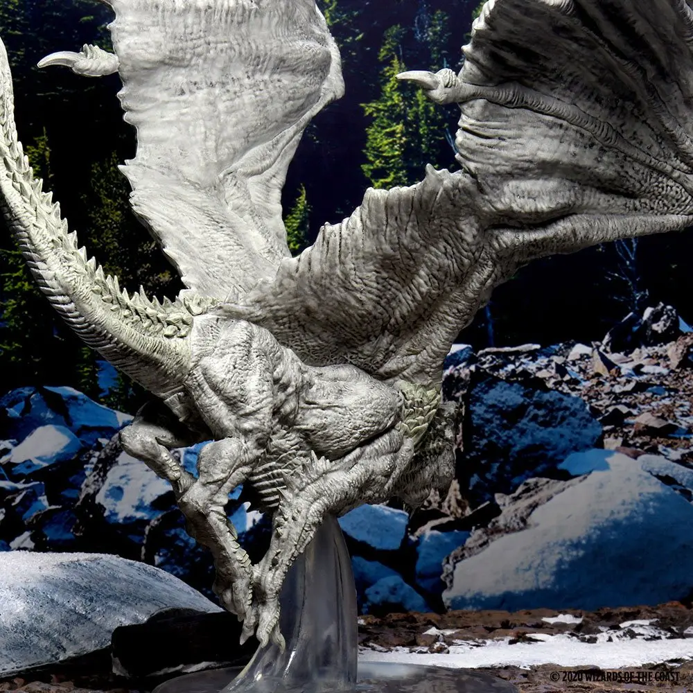 D&amp;D Icons of the Realms prémium Miniature pre-painted felnőtt White Dragon termékfotó