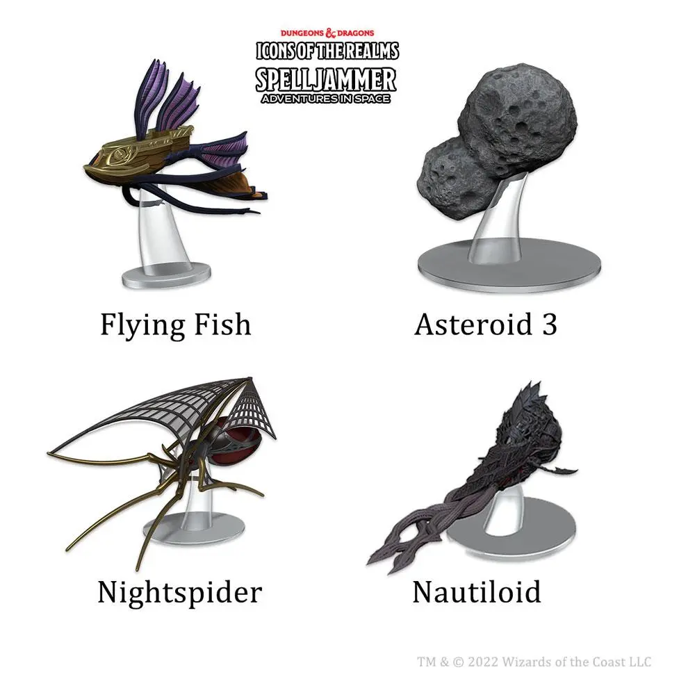 D&D Icons of the Realms Spelljammer Adventures in Space pre-painted Miniatures Ship Scale - Wildspace Ambush termékfotó