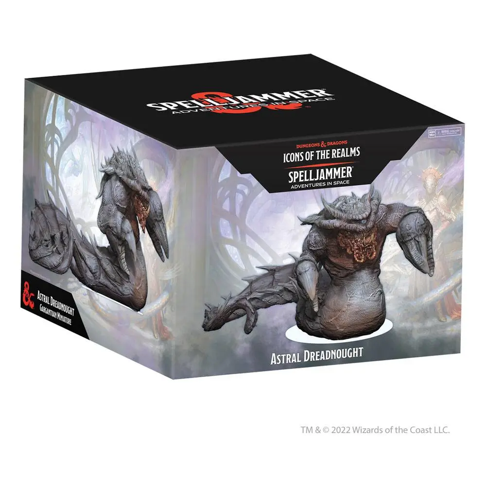 D&amp;D Icons of the Realms: Spelljammer Adventures in Space Prepainted Miniature Astral Dreadnought termékfotó