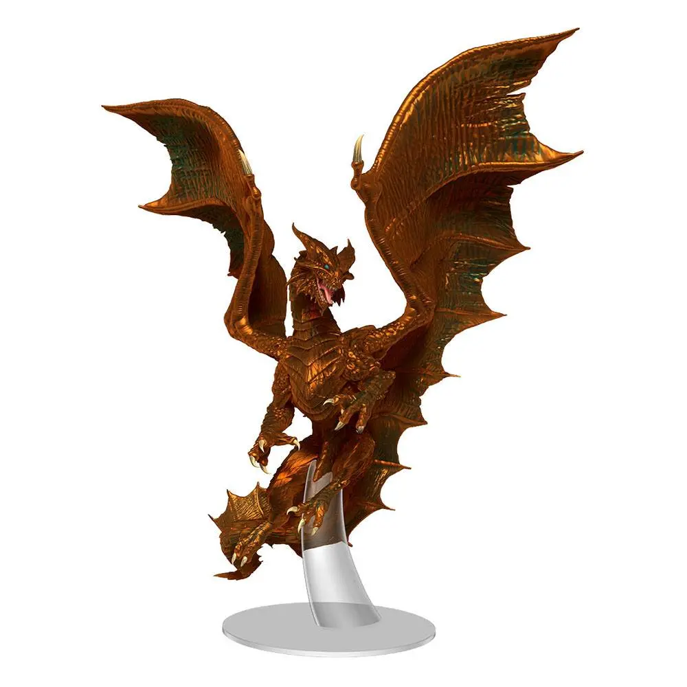 D&amp;D Nolzur's Marvelous Miniatures Adult Copper Dragon festetlen szobor figura termékfotó
