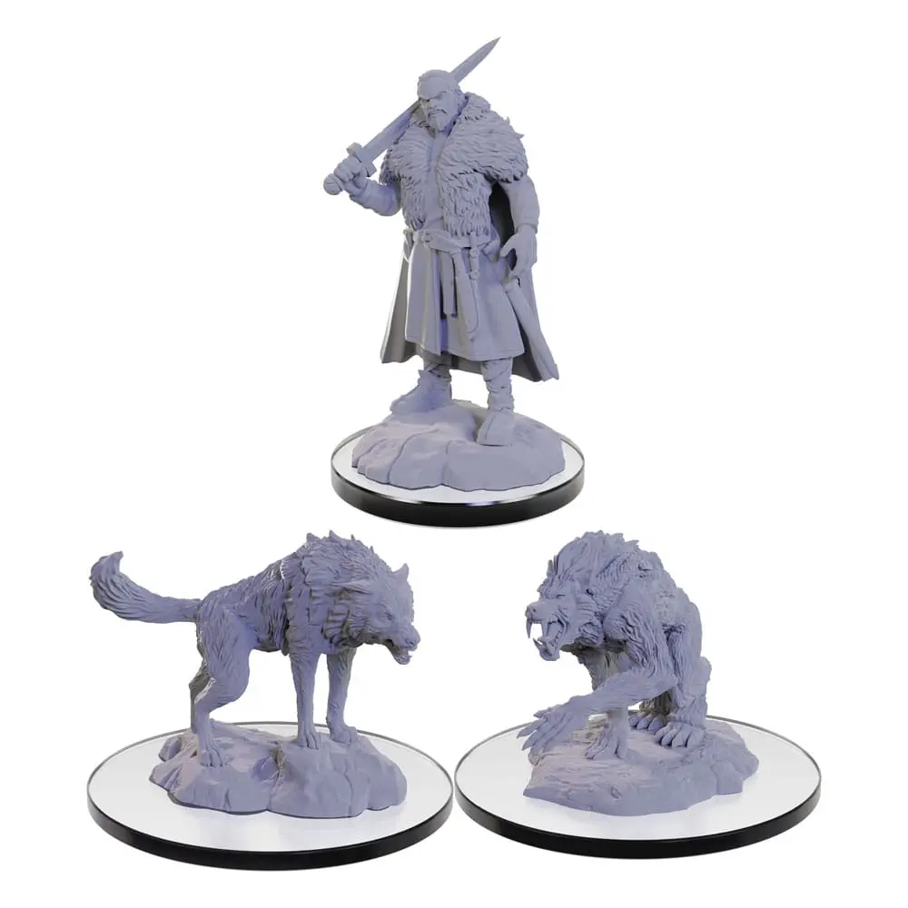 D&D Nolzur's Marvelous Miniatures miniature Unpainted Loup Garou termékfotó