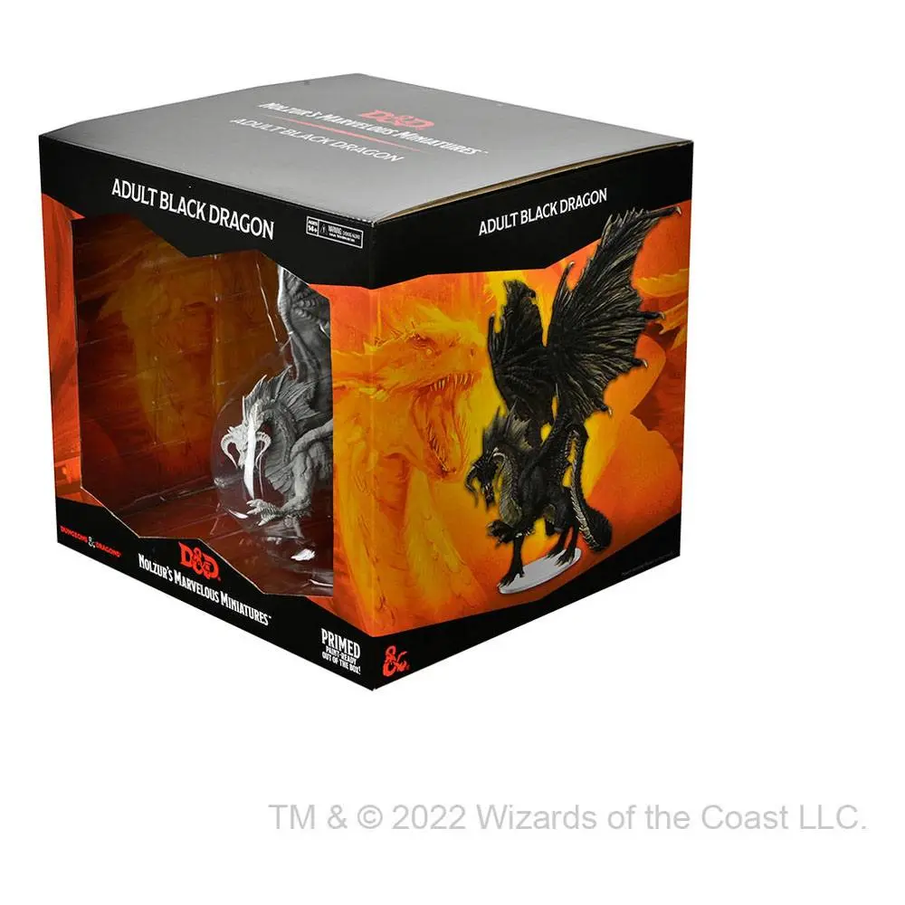 D&amp;D Nolzur's Marvelous Miniatures Unpainted Miniature Adult Black Dragon termékfotó