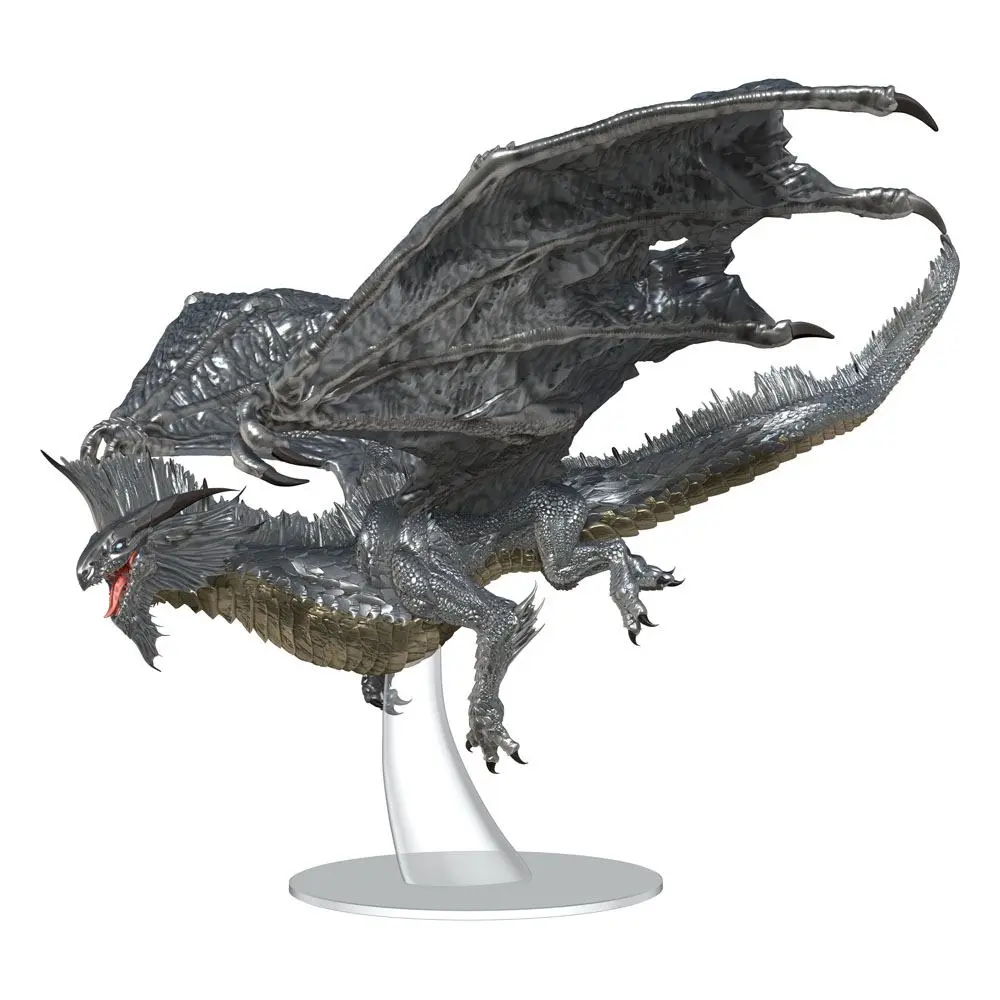 D&amp;D Nolzur's Marvelous Miniatures Unpainted Miniature Adult Silver Dragon termékfotó