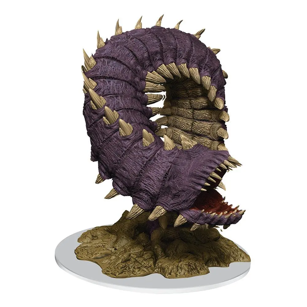 D&amp;D Nolzur's Marvelous Miniatures Unpainted Miniature Purple Worm termékfotó