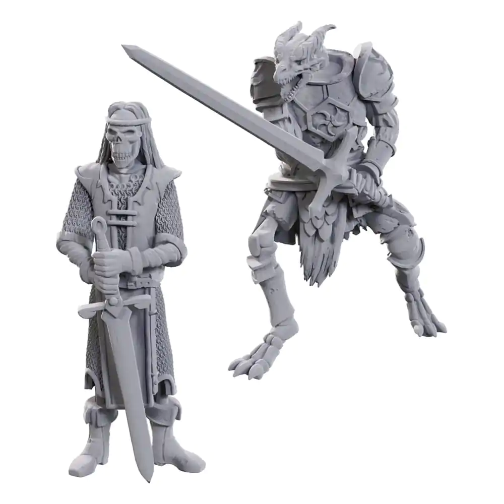 D&D Nolzur's Marvelous Miniatures Unpainted Miniatures 2-Pack 50th Anniversary Skeleton Knights termékfotó