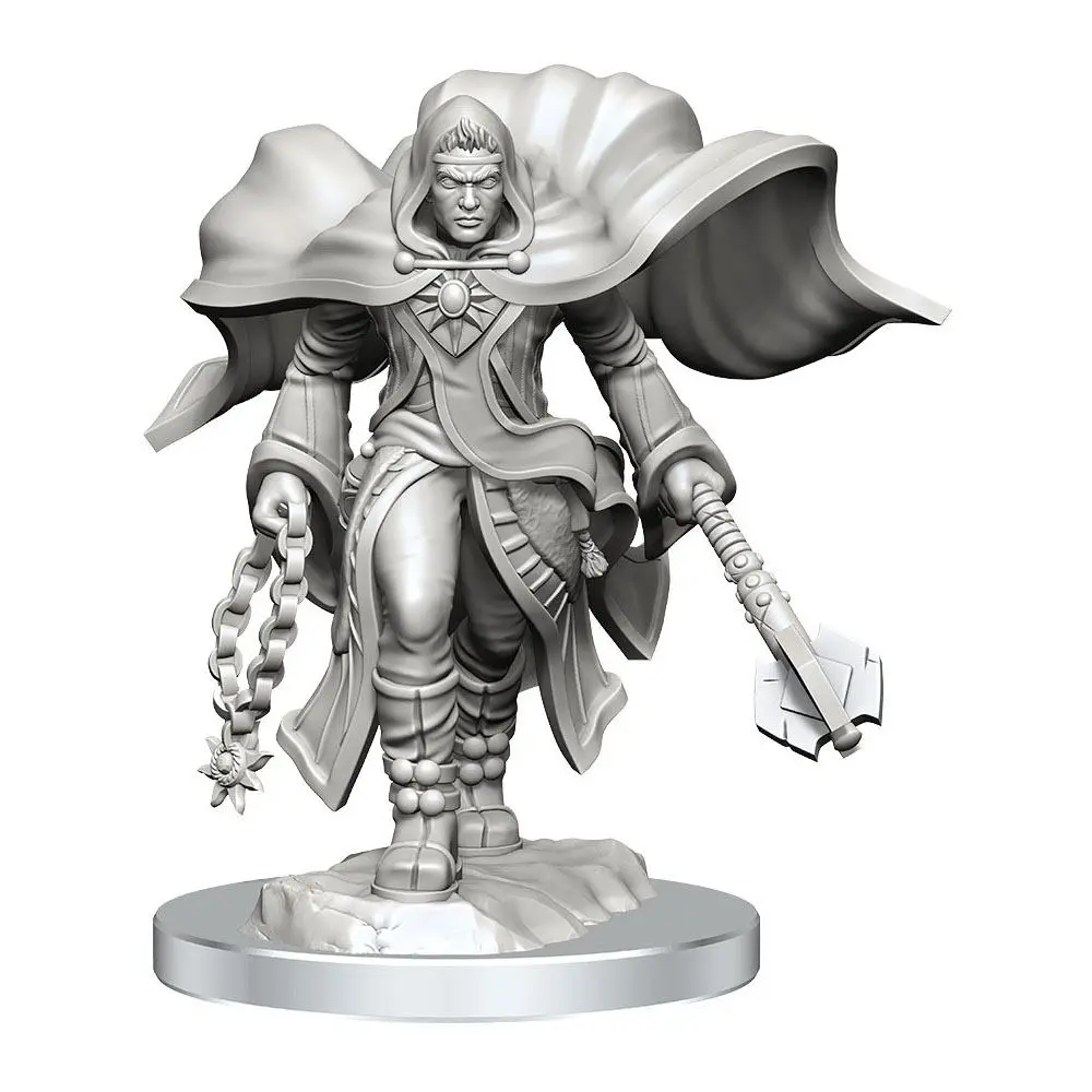 D&D Nolzur's Marvelous Miniatures Unpainted Miniatures Aasimar Cleric Male 2 db-os figura csomag termékfotó