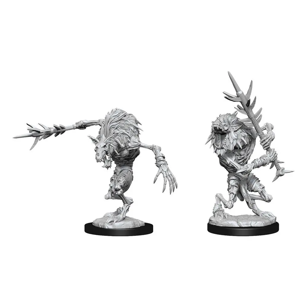D&amp;D Nolzur's Marvelous Miniatures Unpainted Miniatures Gnoll Witherlings figurák termékfotó