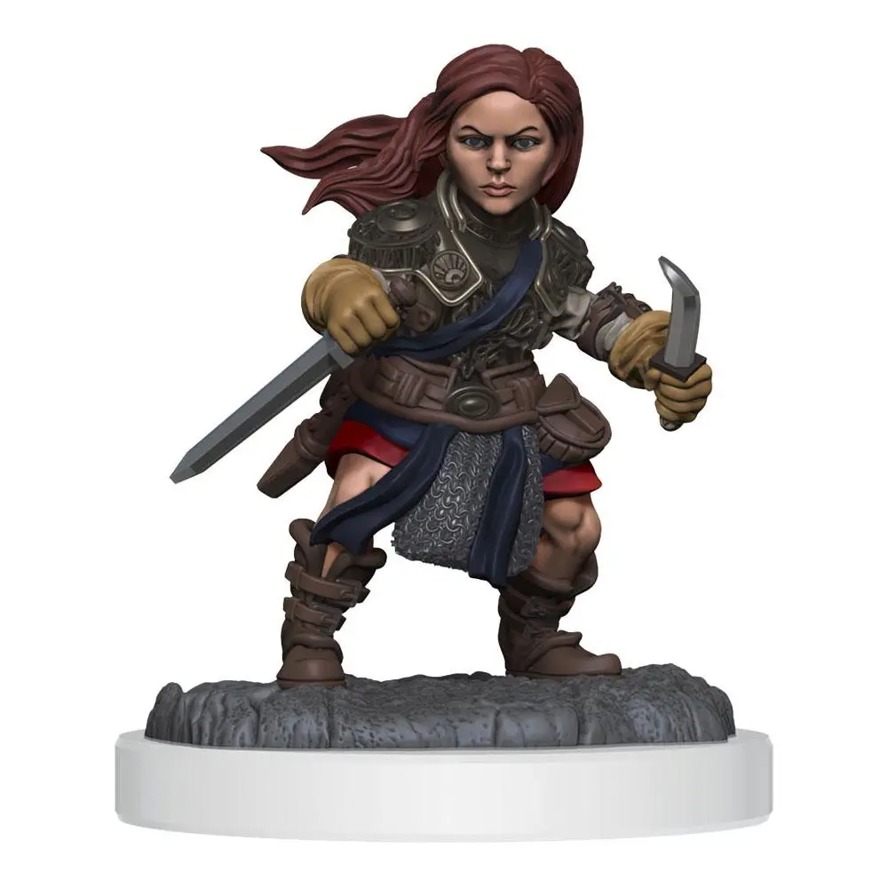 D&D Nolzur's Marvelous Miniatures Unpainted Miniatures Halfling Rogue Female 2 db-os figura csomag termékfotó