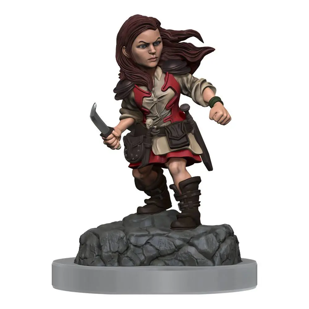 D&D Nolzur's Marvelous Miniatures Unpainted Miniatures Halfling Rogue Female 2 db-os figura csomag termékfotó