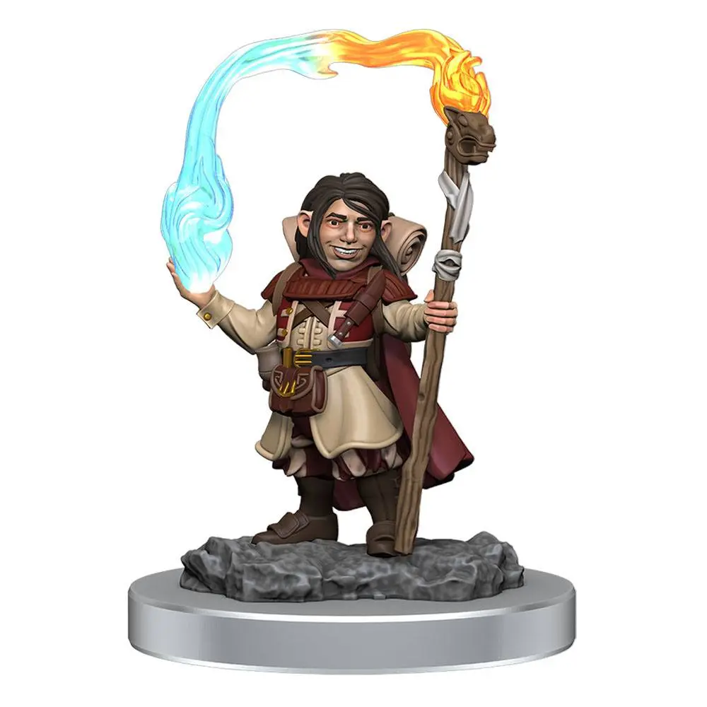 D&D Nolzur's Marvelous Miniatures Unpainted Miniatures Halfling Wizards 2 db-os figura csomag termékfotó