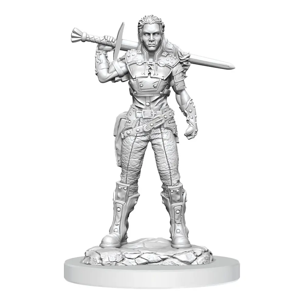 D&D Nolzur's Marvelous Miniatures Unpainted Miniatures Orc Fighter Female 2 db-os figura csomag termékfotó