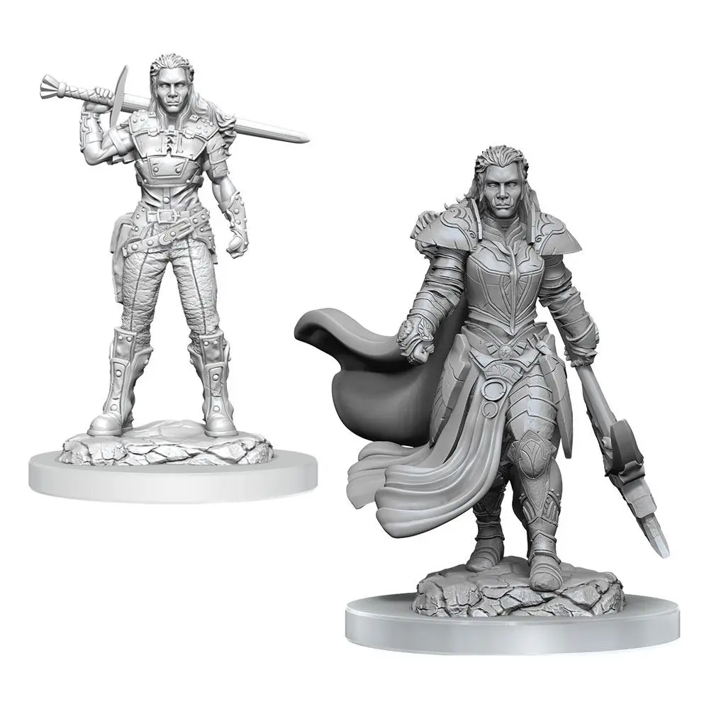 D&D Nolzur's Marvelous Miniatures Unpainted Miniatures Orc Fighter Female 2 db-os figura csomag termékfotó