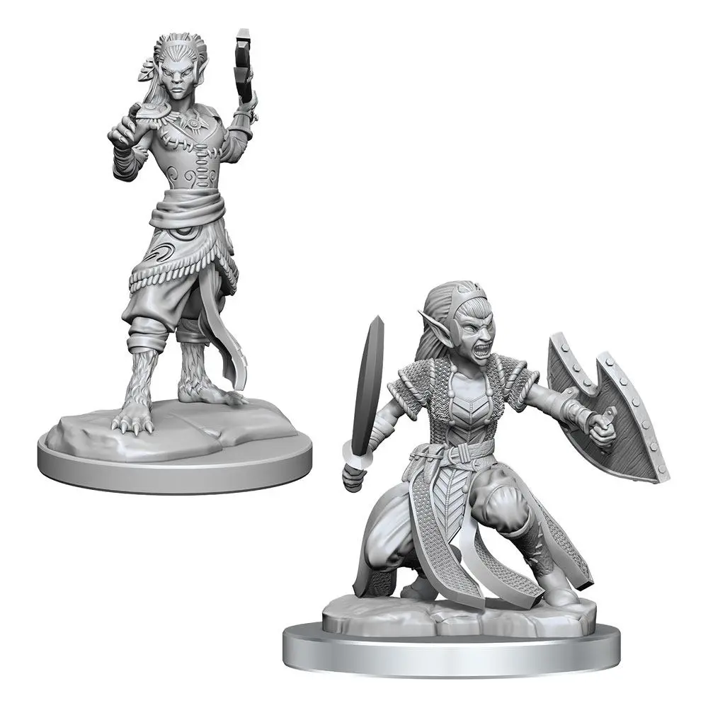 D&amp;D Nolzur's Marvelous Miniatures Unpainted Miniatures Shifter Fighter 2 db-os figura csomag termékfotó