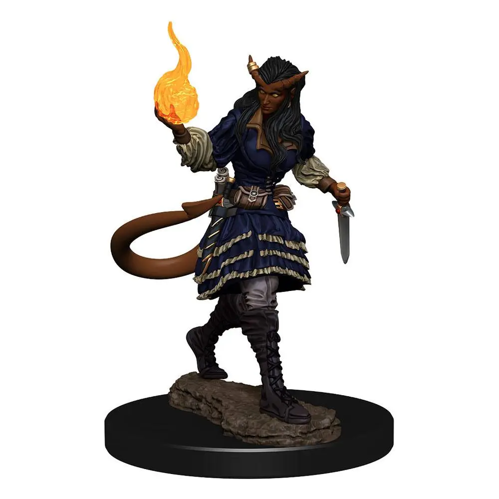D&amp;D Nolzur's Marvelous Miniatures Unpainted Miniatures Tiefling Sorcerer Female figura termékfotó