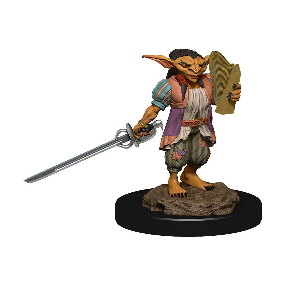D&amp;D Nolzur's MM Unpainted Miniatures Male Goblin Rogue &amp; Female Goblin Bard figura termékfotó