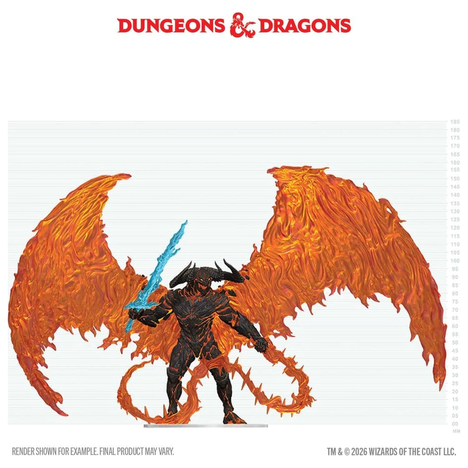 D&D Icons of the Realms Boxed prepainted Miniatures Balor 20 cm termékfotó