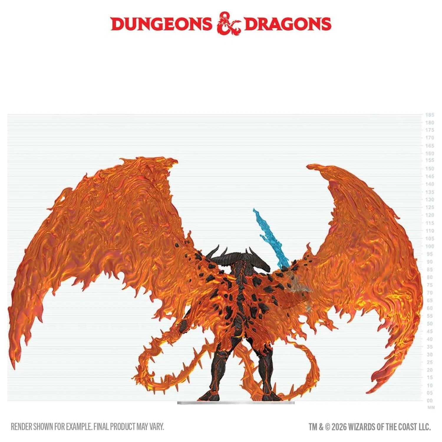 D&D Icons of the Realms Boxed prepainted Miniatures Balor 20 cm termékfotó