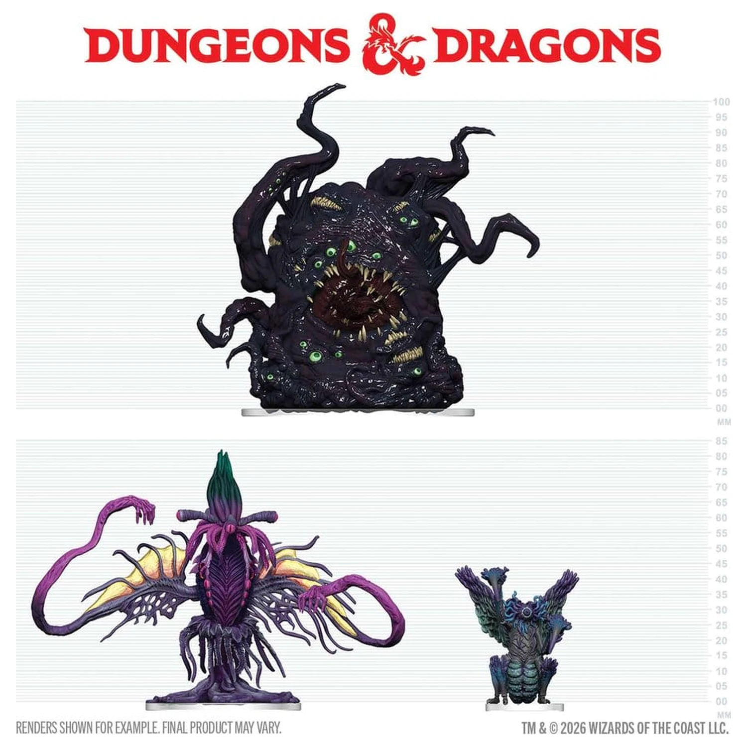 D&D Icons of the Realms Boxed prepainted Miniatures Eldritch Enemies of Ravenloft termékfotó