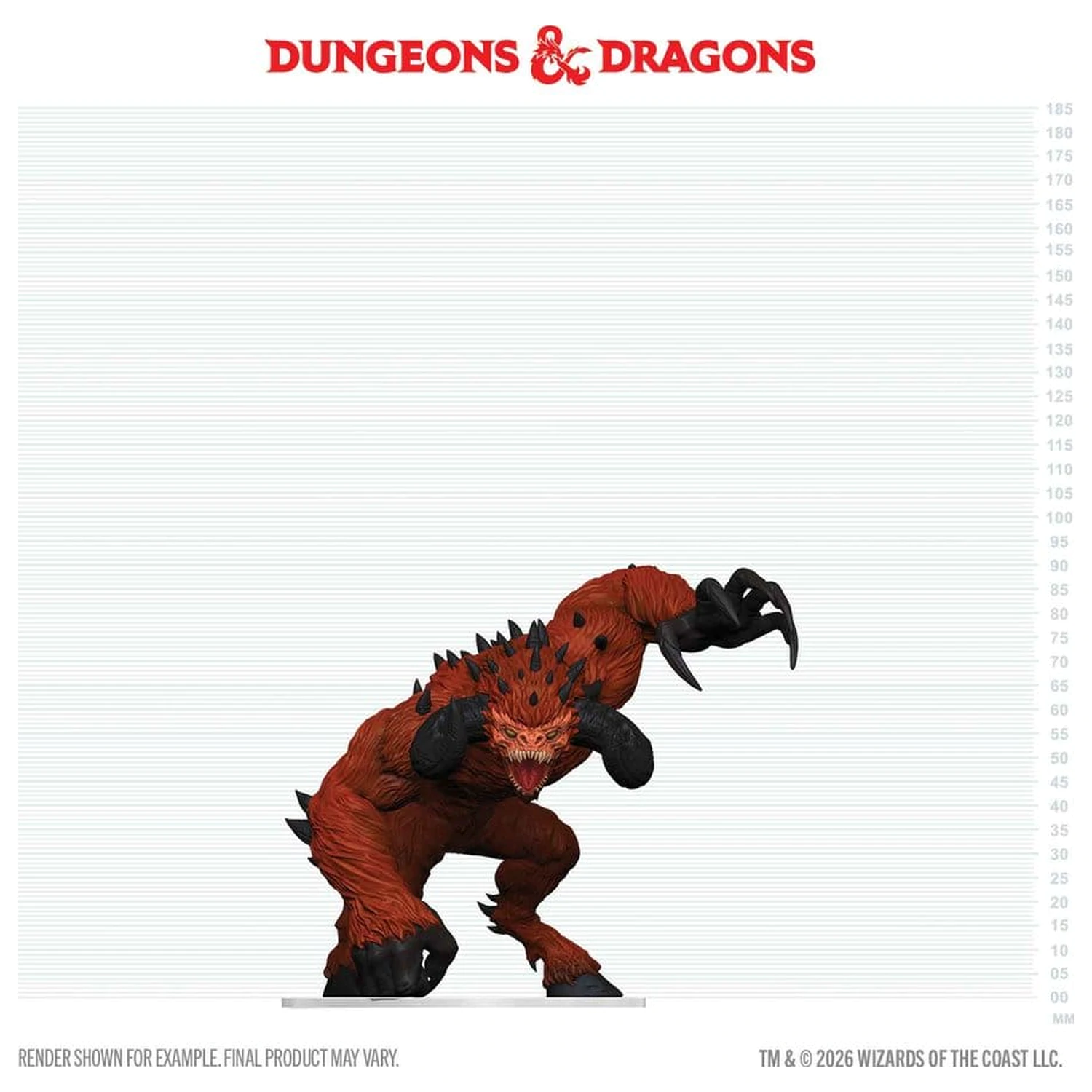 D&D Icons of the Realms Boxed prepainted Miniatures Goristro 15 cm termékfotó