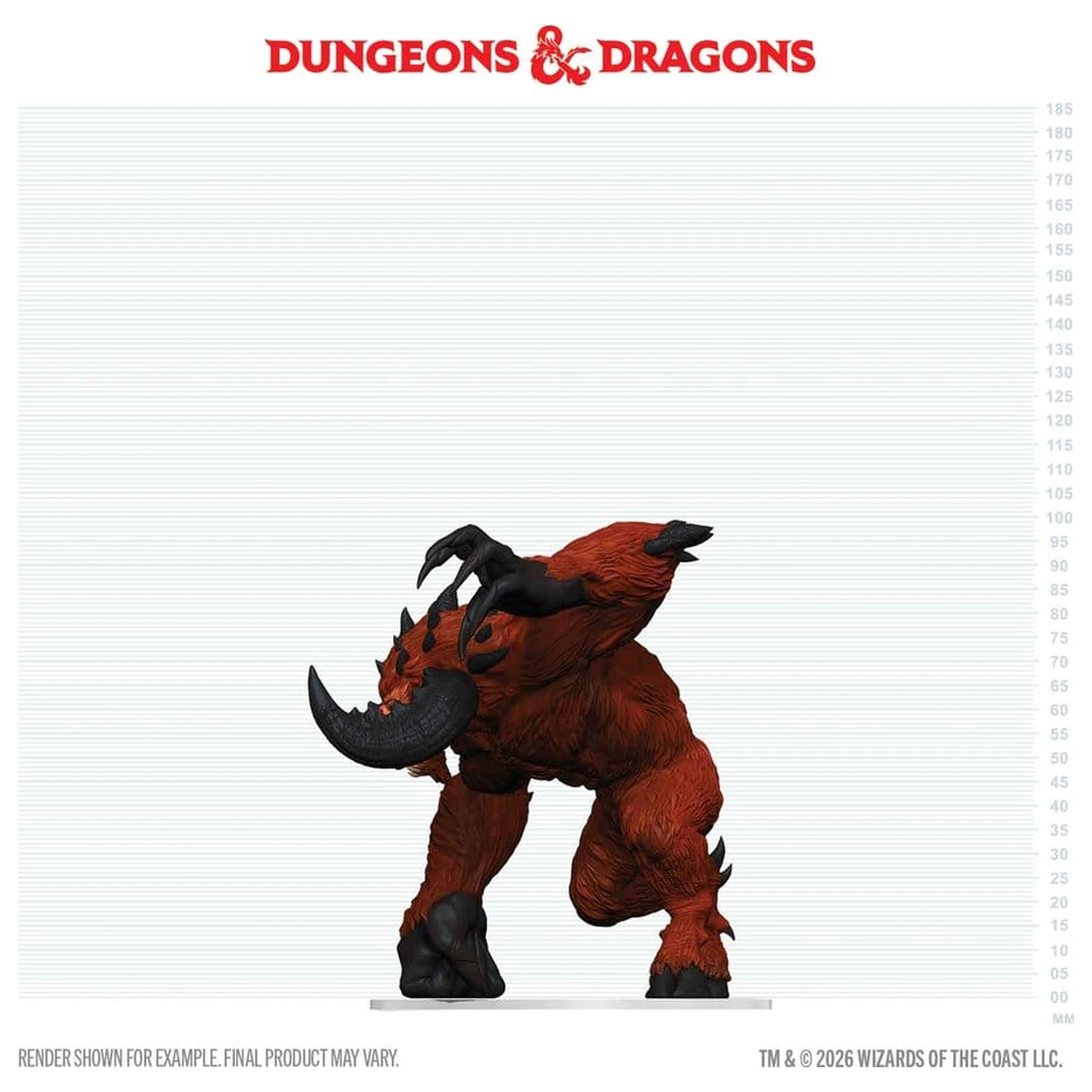 D&D Icons of the Realms Boxed prepainted Miniatures Goristro 15 cm termékfotó