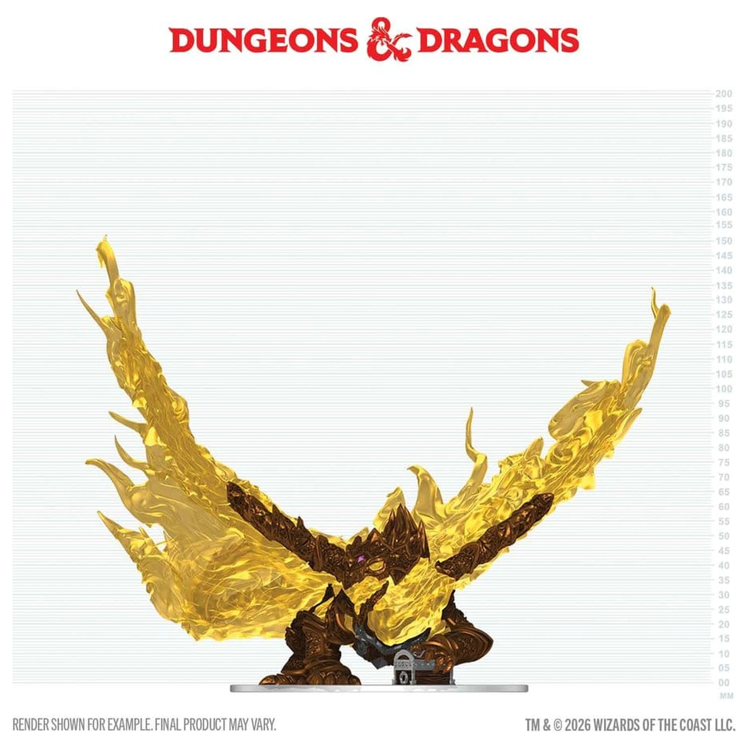 D&D Icons of the Realms Boxed prepainted Miniatures Hollow Dragon 18 cm termékfotó