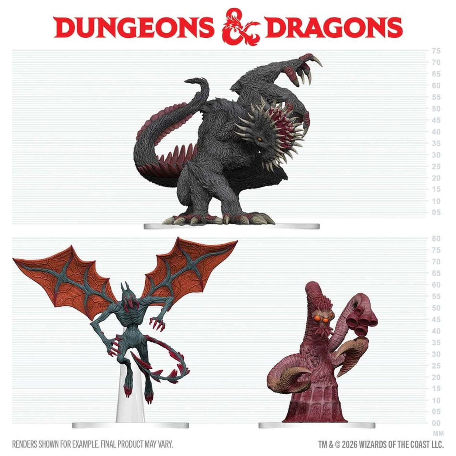 D&D Icons of the Realms Boxed prepainted Miniatures Maddening Monsters of Ravenloft termékfotó