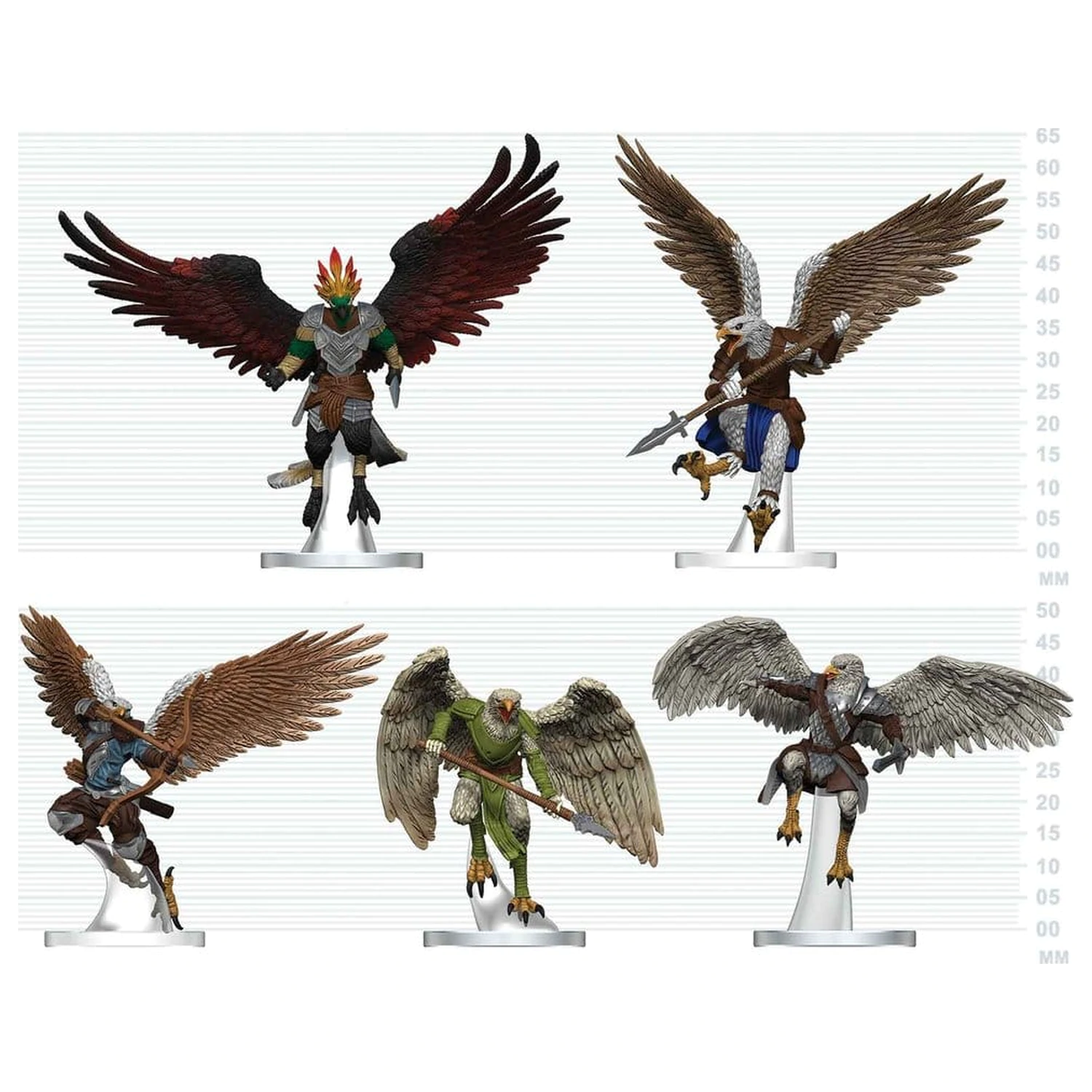 D&D Icons of the Realms Mini figurák Aarakocra Flock 20 cm termékfotó