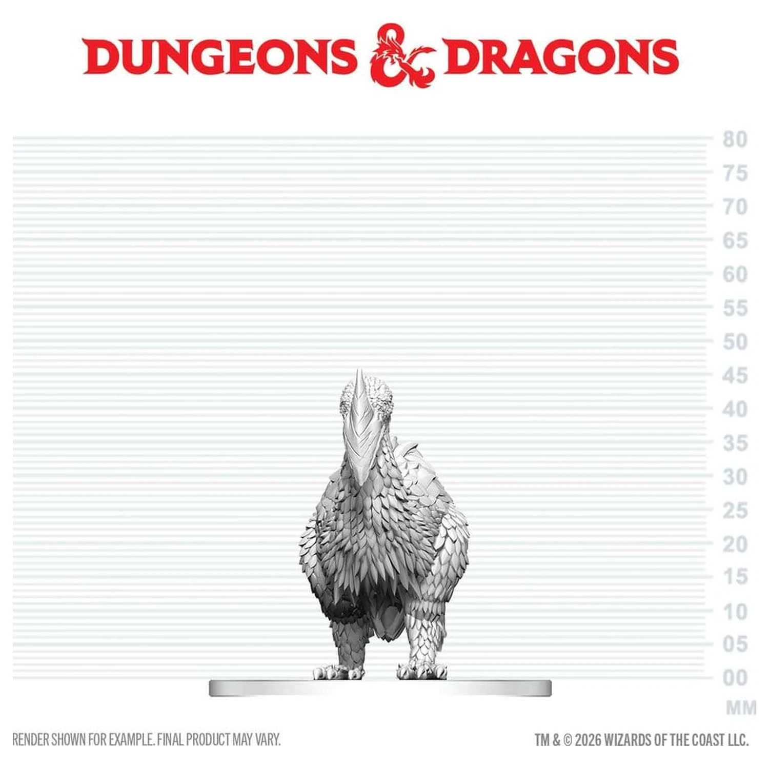 D&D Nolzur's Marvelous Miniatures Axe Beak Mini figura  termékfotó