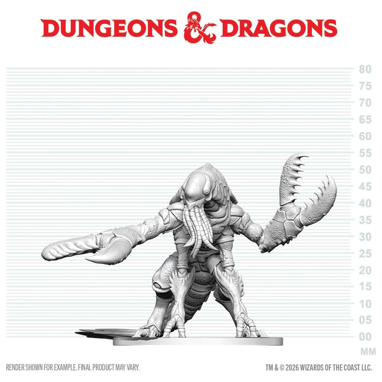 D&D Nolzur's Marvelous Miniatures Mini figura Chuul termékfotó