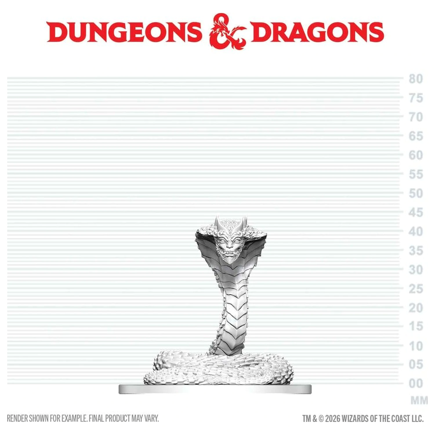 D&D Nolzur's Marvelous Miniatures Mini figura Guardian Naga termékfotó