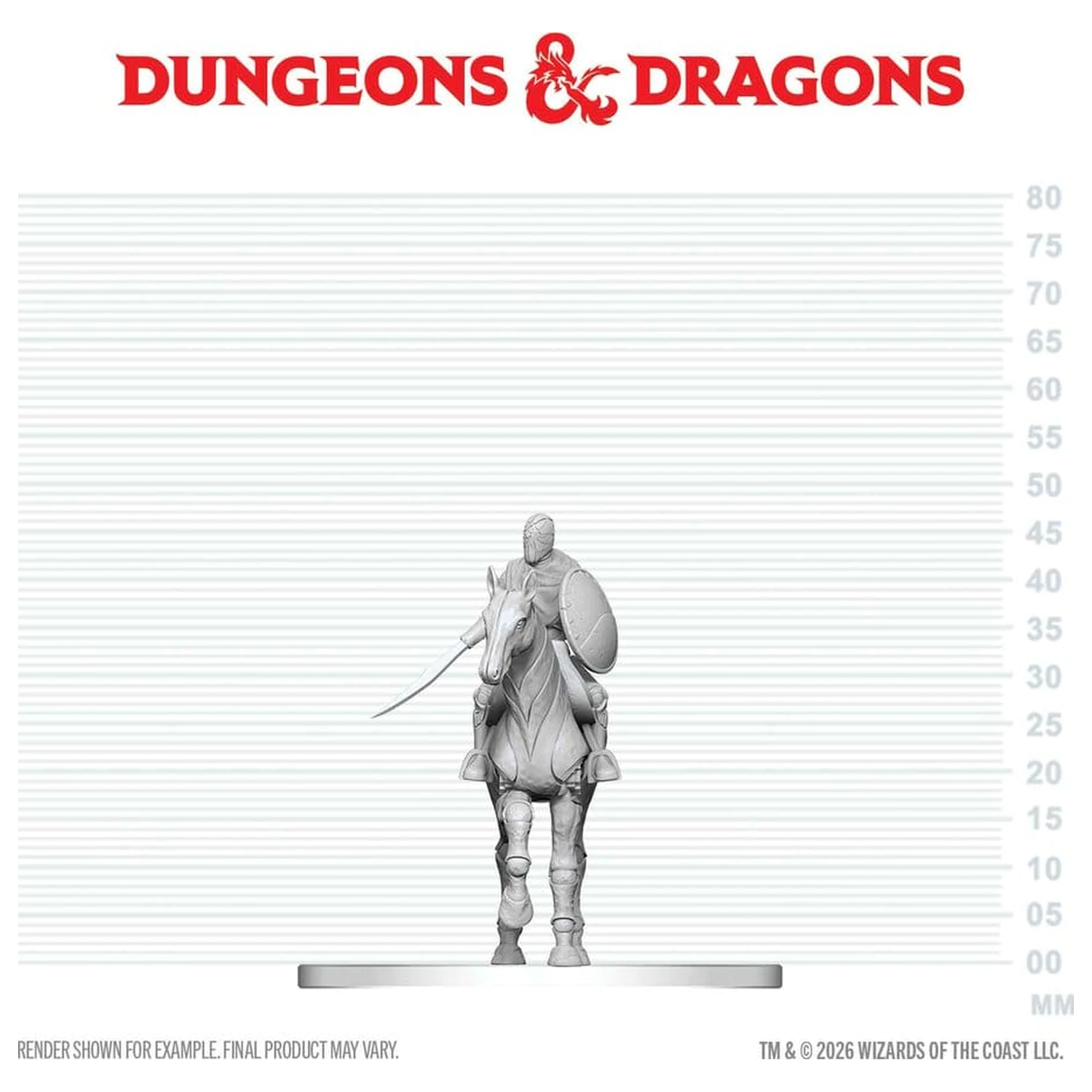 D&D Nolzur's Marvelous Miniatures Mini figuras Nimblewright Steed with Rider termékfotó