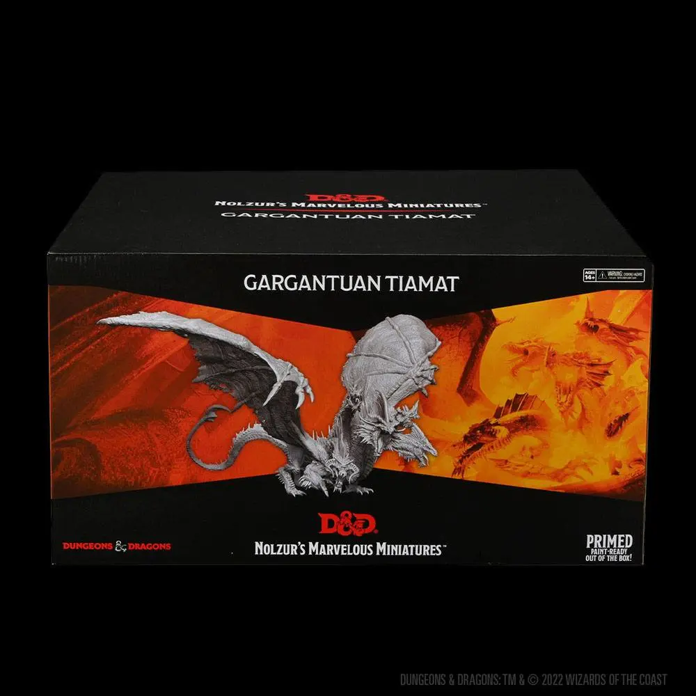 D&D Nolzur's Marvelous Miniatures Unpainted Miniature Gargantuan Tiamat figura termékfotó