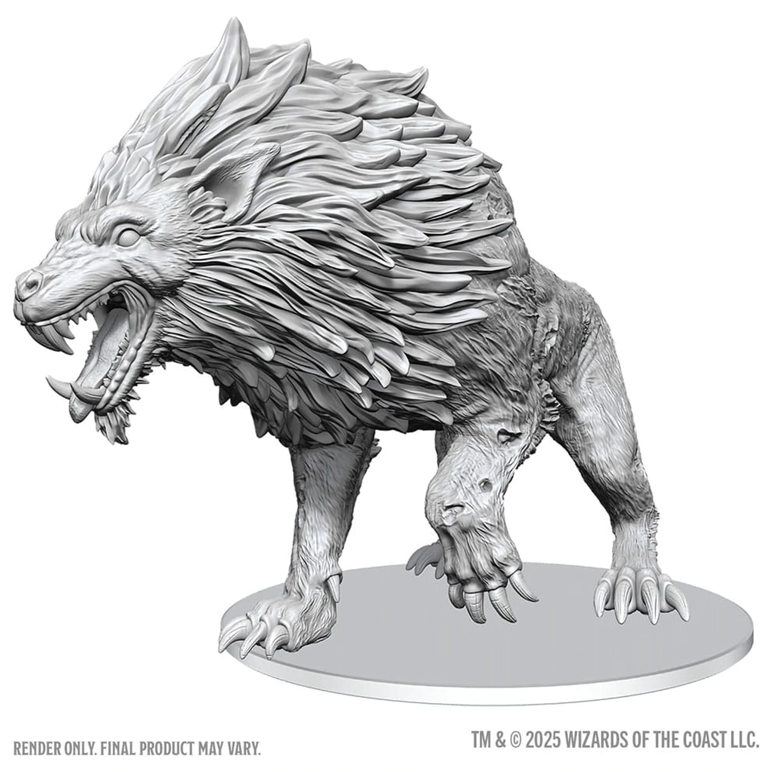 D&D Nolzur's Marvelous Miniatures Unpainted Miniatures Dire Worg 11 cm  termékfotó