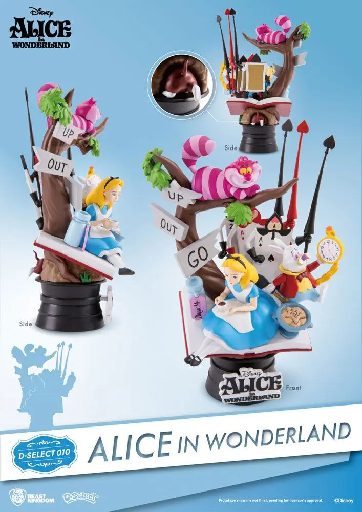 Alice in Wonderland D-Select PVC Diorama 15 cm termékfotó