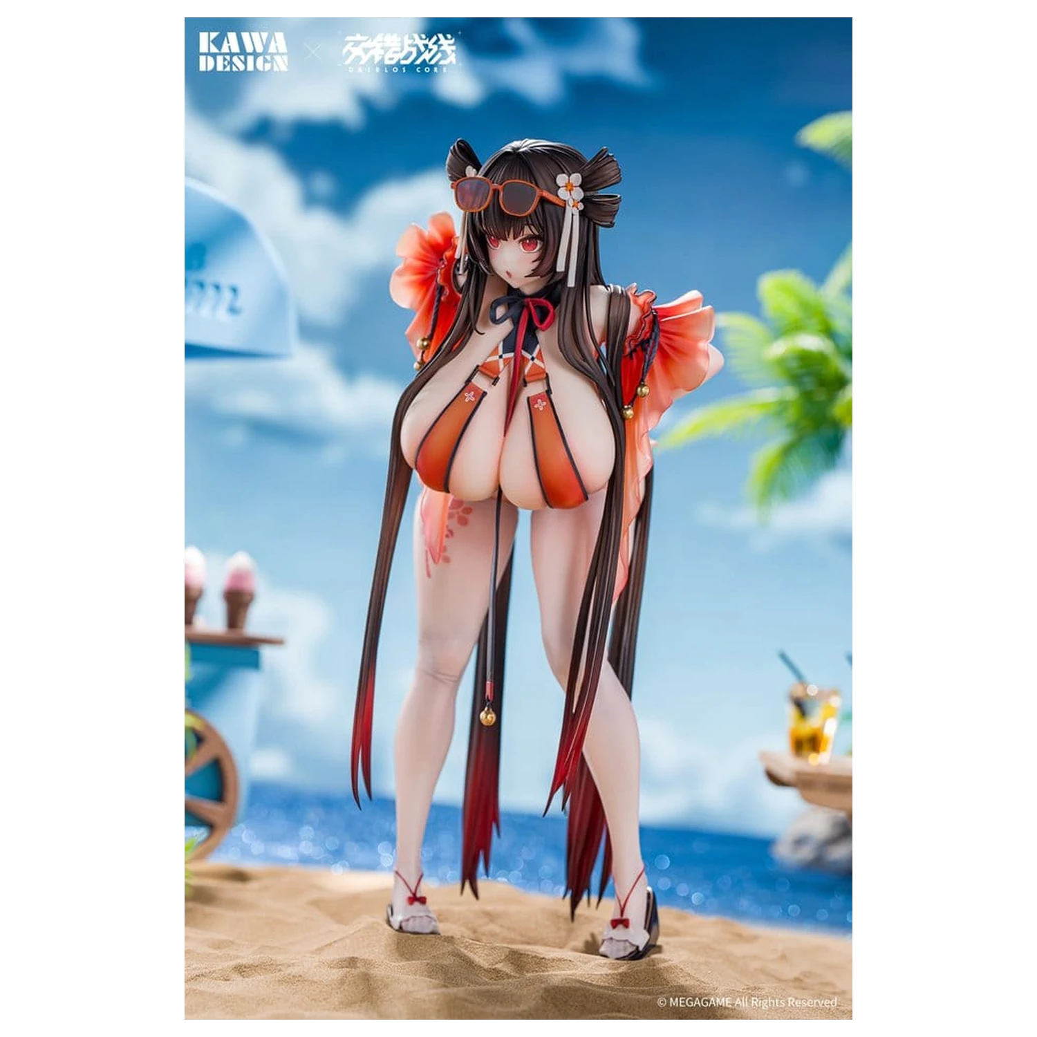 Daiblos Core 1/6 Maree Rouge Rakubai no Utage PVC figura 25 cm termékfotó