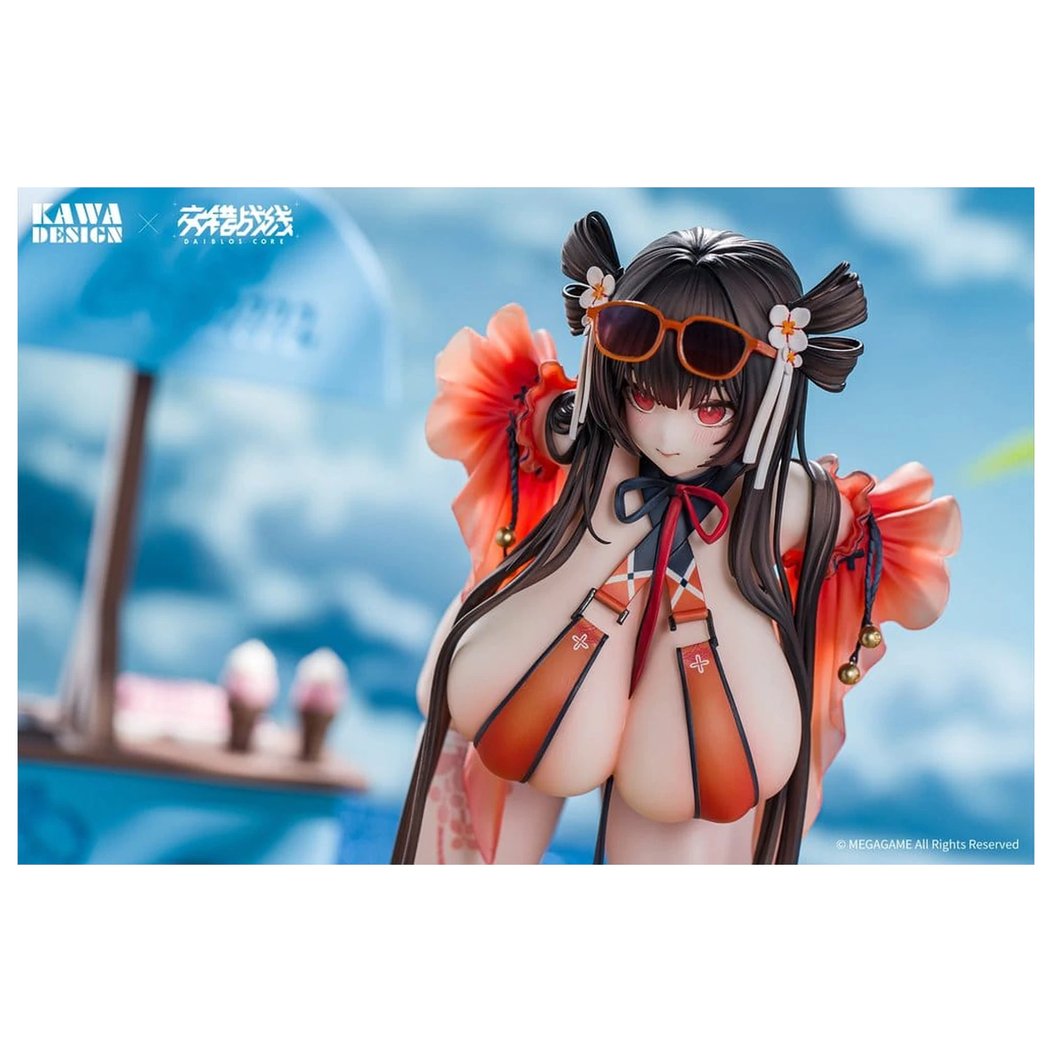Daiblos Core 1/6 Maree Rouge Rakubai no Utage PVC figura 25 cm termékfotó