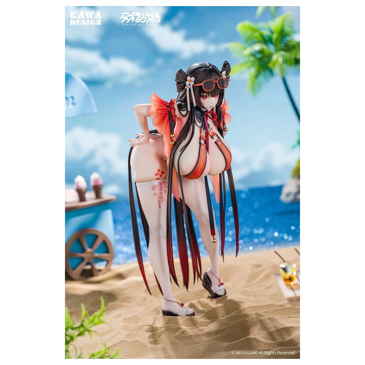 Daiblos Core 1/6 Maree Rouge Rakubai no Utage PVC figura 25 cm termékfotó