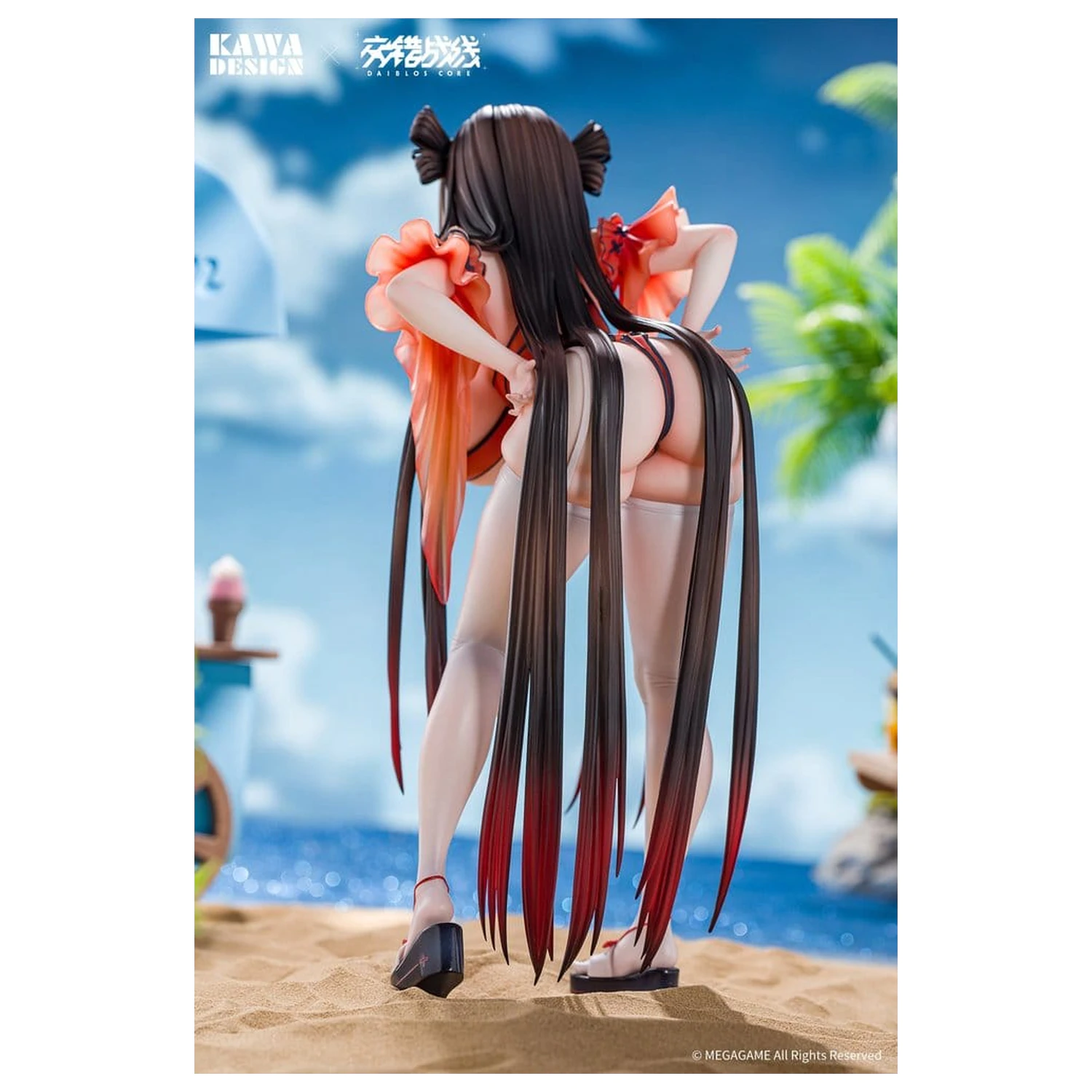 Daiblos Core 1/6 Maree Rouge Rakubai no Utage PVC figura 25 cm termékfotó
