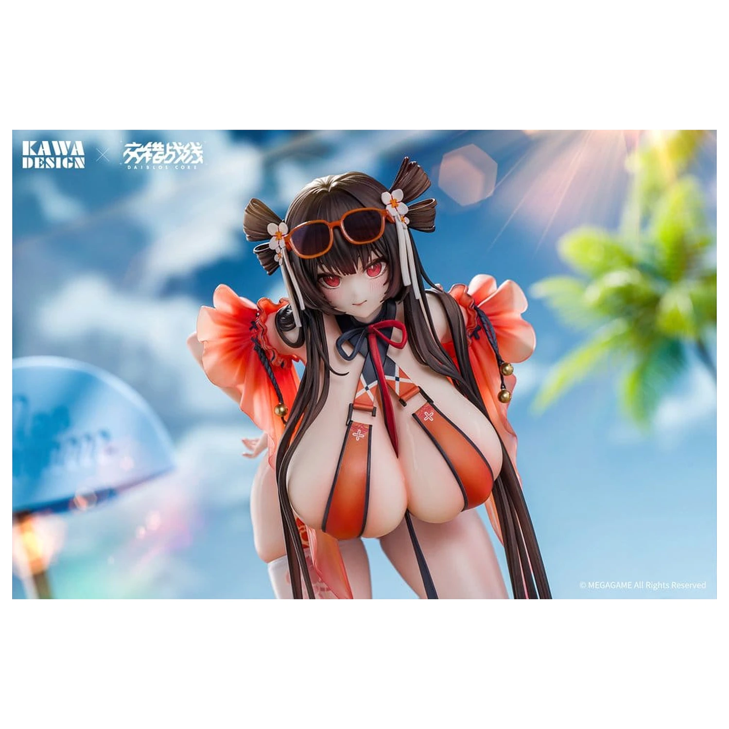 Daiblos Core 1/6 Maree Rouge Rakubai no Utage Wet Ver. PVC figura 25 cm termékfotó